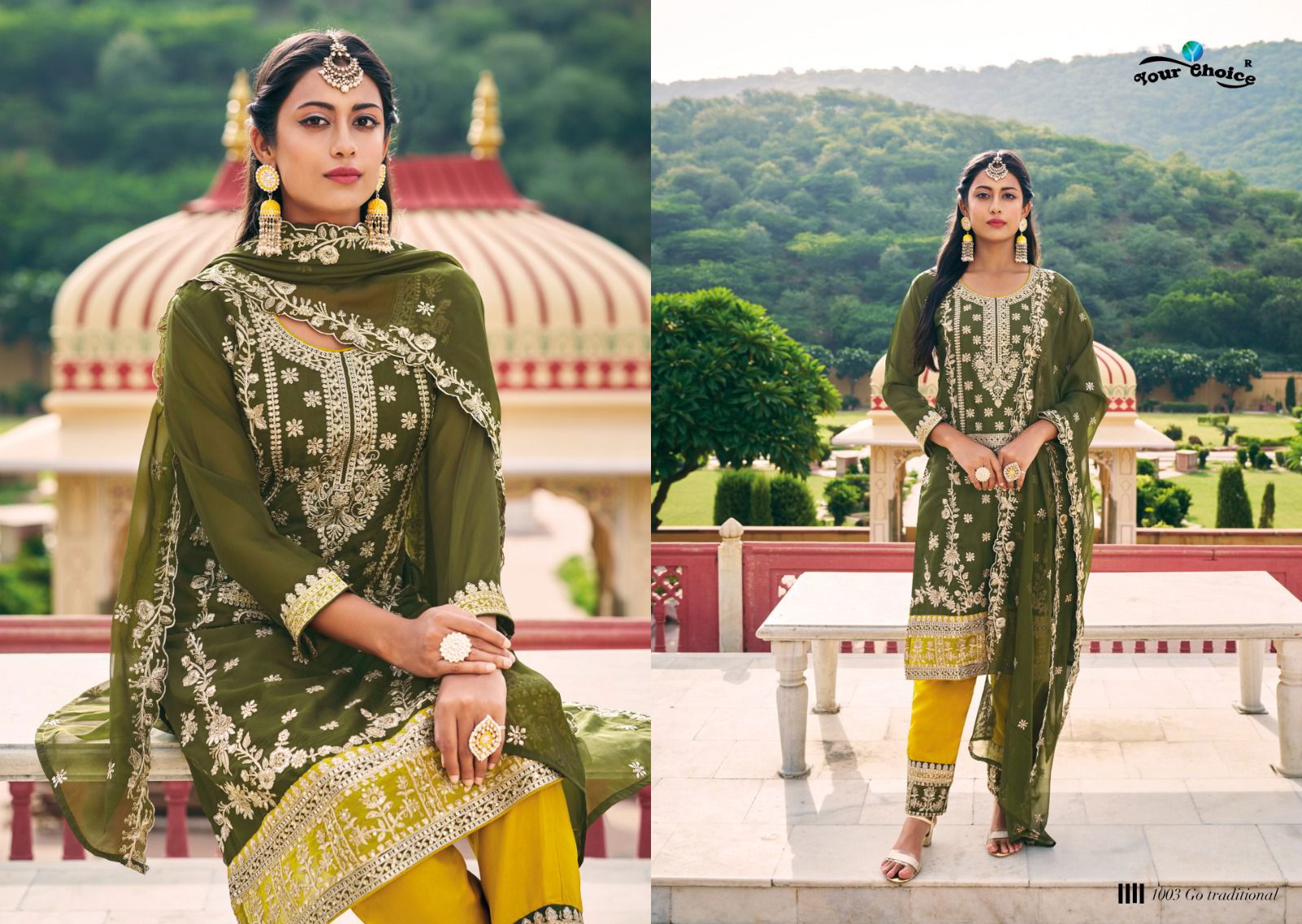 Minnaz By Your Choice Embroidery Readymade Suits Catalog